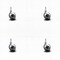 Service Caster 2 Inch Bright Chrome Metal Ball Caster - 5/16 Inch Threaded Stem -SCC, 4PK SCC-TS01S20-DCS-BC-5161810-4 - alternate 1
